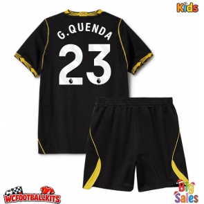 Chelsea Geovany Quenda #23 Replica Away Stadium Kit for Kids 2026-27 Short Sleeve (+ pants)